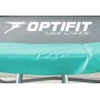 Батут OPTIFIT LIKE GREEN 8 FT с желтой крышей