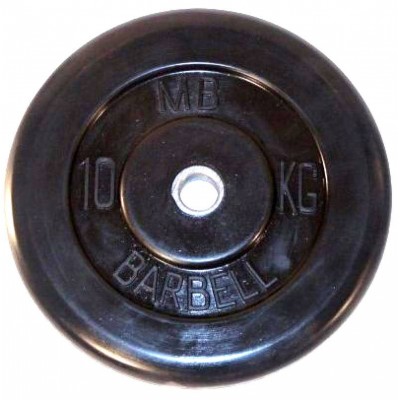 Диск обрезиненный Barbell 10 кг (Д -26-31-50-мм)