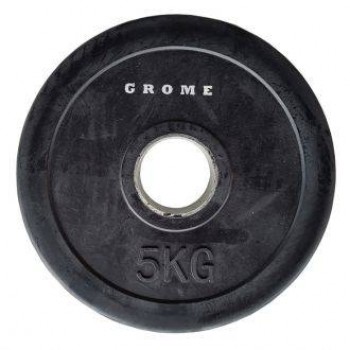 Диск олимпийский черный Grome WP013-5 кг