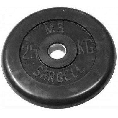 Диск обрезиненный Barbell 25 кг (Д -26-31-50-мм)