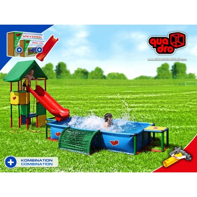 Детский игровой комплекс Quadro Universal + Pool XXL + Integrated Slide