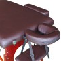 Массажный стол DFC Nirvana Relax Pro (коричневый)