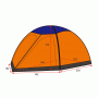Трехместная надувная палатка Moose 2031L