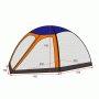 Трехместная надувная палатка Moose 2031E